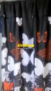 Black Grey Curtains Hot Sales Elegant Printed Perfect Curtain for Fashionable Home Decoration Simple Style Kurtina Smooth Texture Sale 1PC 130x200cm Household Textiles Fast Delivery COD