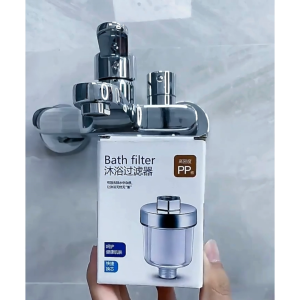 Filter Air Keran Mandi Universal PP Filter Saringan Shower Mandi Water Purifier Refill Saringan Pembersih Air Mandi PST
