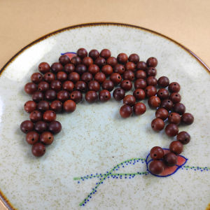 Handmade DIY Lightning Struck Jujube Wood Loose Beads Accessories Simple Style Personalized Carved Wooden Bracelet Parts