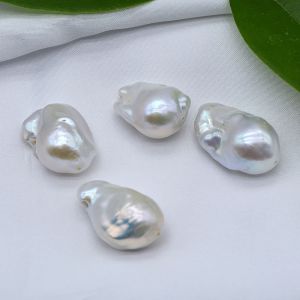 ไข่มุกบาร็อคขนาดใหญ่ที่มีรูหยดน้ำตาผิดปกติเหมาะสำหรับเครื่องประดับจี้ทำ DIY สร้อยคอรูปวงแหวนเครื่องประดับสร้อยข้อมือ