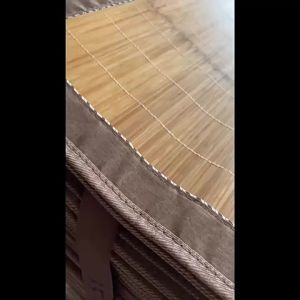 Summer Bamboo Mat Polished Charcoal Treated Reversible