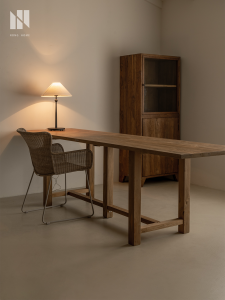 NONGWUJI | Retro Teak Solid Wood Table