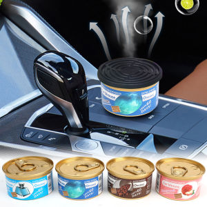 Car Aromatherapy Wooden Blocks Canned Deodorizing Fiber Air Freshener Cologne Coffee Jasmine Flavor Auto Solid Fragrance