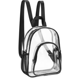 1-3Pcs PVC Transparent Backpack Portable Outdoor Sports Fitness Knapsack Casual Travel Visible Backpack Handbag