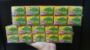TEH GOPEK SUPER PREMIUM ASLI KOTA SLAWI 1 SLOP ISI 50PCS ( 9gr x 50pcs )