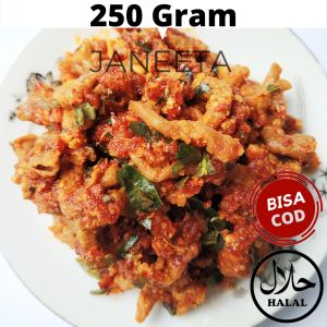 Keripik Usus Ayam Crispy Pedas Daun Jeruk 250 Gram Jajanan Krispi
