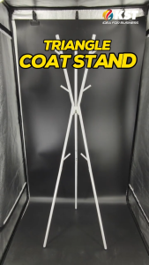 (READY STOCK) Triangle Coat Stand/Modern Coat Rack Style/Modern Triangle Design/Rak Penyangkut Baju Topi Modern