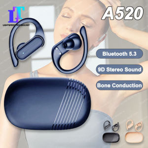 New Smart Digital Display Bluetooth Earphone Wireless Ear Hanging Bluetooth Headset Wireless Bone Conduction Hot Selling Long Life Multifunctional High Sound Quality Headset Waterproof Sports Bluetooth Earphone