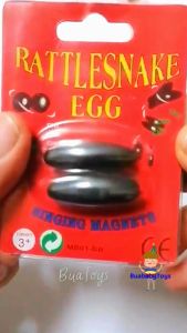 ของเล่น 12ถุง แม่เหล็กวงรี แม่เหล็กจักจั่น ขนาด 3.5 ซม. (1ถุงมี2 ลูก) ได้12 ถุง ของเล่นโบราณ ของเล่นเด็ก ของเล่นราคาถูก แม่เหล็ก