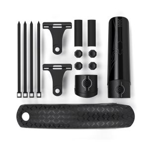 ENLEE | Chắn Bùn Xe Đạp Đa Năng Xe Đạp Địa Hình Xe Đạp Đường Trường Chắn Bùn Rộng Có Thể Điều Chỉnh Chống Bùn Phụ Kiện Đạp Xe Mở Rộng Màu Đen Chất Liệu PC+Nylon
