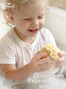 KRRAMEL | Natural Soft Baby Bath Sponge