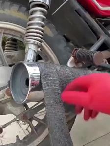 Băng Cách Nhiệt Ống Xả Xe Máy Chịu Nhiệt Cao 1/2M Bông Cách Nhiệt Băng Quấn Cổ Góp Dùng Cho Xe Máy Phổ Thông