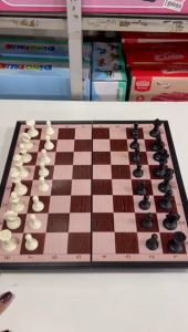 New Mainan Catur Magnet + Ular Tangga Magnet - Snake Ladders - Chess Magnetic