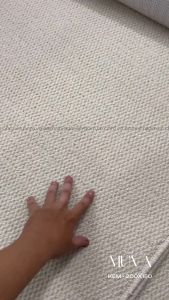 THẢM TRẢI SÀN MUVA KEM (200x150 - SỢI TỔNG HỢP CAO CẤP)