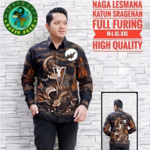 Baju Batik Pria Dewasa Batik Pria Lengan Panjang Kemeja Batik Pria Murah Lengan Pendek Terbaru Full Furing Batik Wisanggeni Solo Motif Motif Wayang Bulan