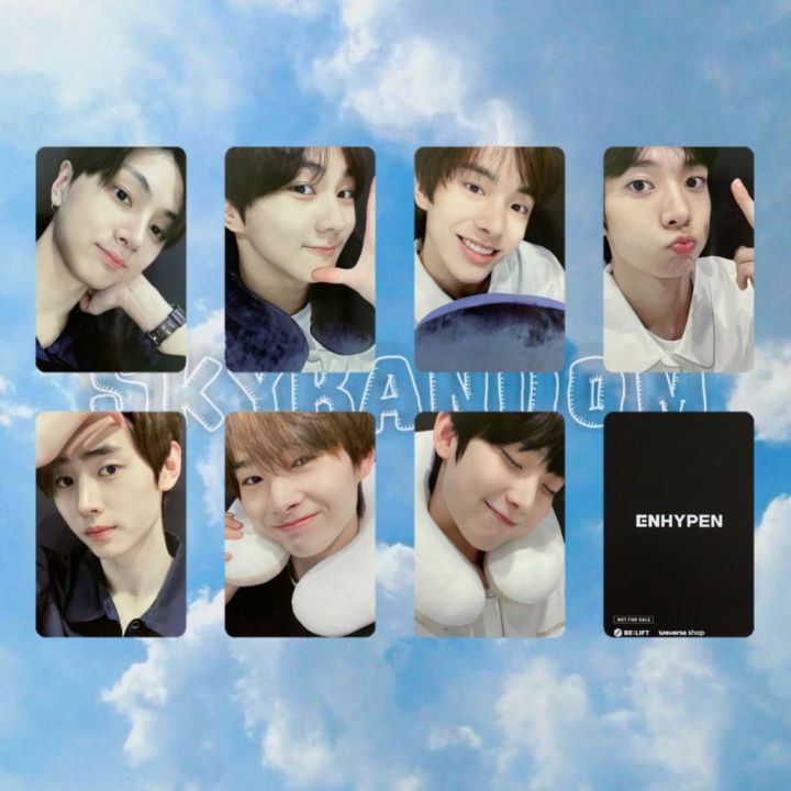 ENHYPEN PHOTOCARD NECK PILLOW PAJAMA SET - ENHYPEN PHOTOCARD