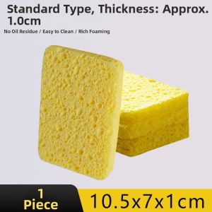 Natural Oiled Wood Pulp Sponge Dishwashing Cloth