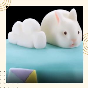 Cetakan Silikon Kelinci & Puding Resin Putih