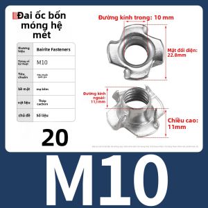 BAIRUITE | Ốc Siết Móng M3-M10