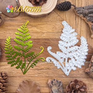 Original Retro Fern Leaves Branch Metal Cutting Dies Scrapbooking Decorative Embossing