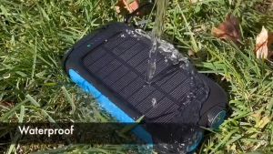 Solar Power Bank Flash Light Dual แบตสำรอง พลังงานแสงอาทิตย์ มีเข็มทิศและตัวไฟฉายในตัว