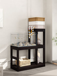 Multifunctional Fish Tank Stand Display Cabinet Wooden