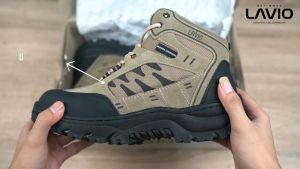 Sepatu Safety LAVIO AXEL Ujung Besi Untuk Kerja Proyek Hiking Mendaki Gunung Tracking Pria
