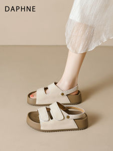 Daphne | Thick Bottom Soft Comfortable Double Strap Womens Sandals