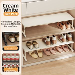evesigar | Adjustable Extensible Shoe Cabinet Shelf Dividers Storage Organizers