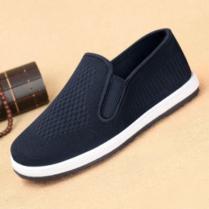 GESHIFAN | Handmade Leather Sole Breathable Mesh Sneakers