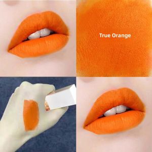 Matte Orange Lipstick Carrot Dragon Fruit Natural Colorful Lip Makeup Easy to Color Normal Specification No Special Use