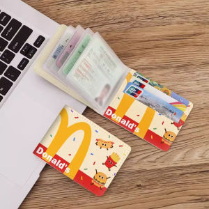 Creative Multi-Function Driving License Card Holder Double-Combination Multi-Card Slot 2025 New Model PU Soft Surface