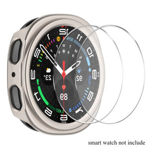 Glass+Case for Samsung Galaxy Watch 8/9 40mm 44mm Full PC Bumper Cover Screen Protector for Samsung Galaxy Watch 8 Classic Cover