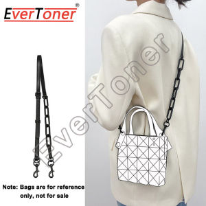 EverToner Bag Strap Fits For Issey Miyake Mini Shoulder Bags Transformation Bag Part Chain Crossbody Replacement Acrylic Chain Bag Accessories