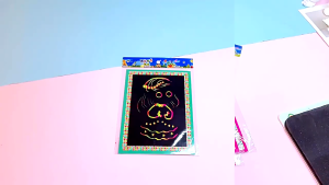 Cartoon Colorful Scratch Card Children DIY Gift Student Prize Kids Creative Scratch Drawing Toys