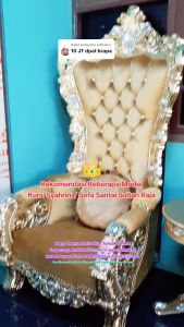 Sofa Santai Syahrini Murah Mewah Set Kursi Raja Sultan Minimalis Mebel Jati Jepara Terbaru 2024