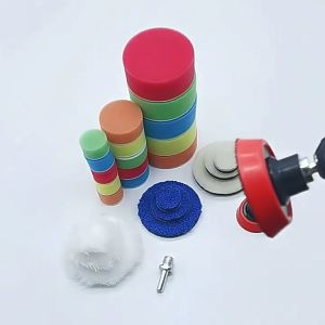 Bộ 29 Miếng Xốp Đánh Bóng Xe Hơi Đa Kích Cỡ - 1 Inch 2 Inch 3 Inch