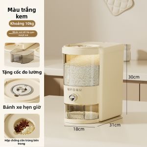 Thùng Gạo Chống Côn Trùng Đã Khoá Kín 20 Jin