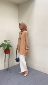 Dostifashion Melia Blouse | Atasan Wanita Pita Depan | Atasan Wanita Bahan Premium