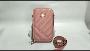 Sling phone cewek Tas Wanita shoulder bag Tali panjang bahan kulit sintetis muat dompet dan hp