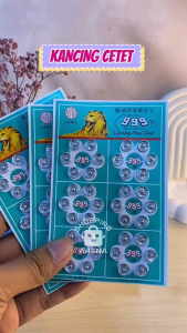 Kancing Cetet Kancing Jepret 999 Lion Brand Kancing 8mm Putih 1 Lembar Isi 36pcs Tipe Kancing Button Stud Asli Kancing Cetet Aksesoris Fashion Pakaian Wanita Pria Anak Baju Kemeja Jahit Shopping Arena Malang