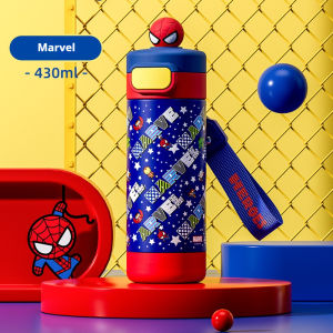 Disney | Disney Spider-Man Childrens Insulated Cup Food-Grade 316 Stainless Steel Water Bottle Strawberry Bear Student Direct-Drink Cup