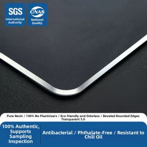 WUYINLIANGPIN | Food Grade TPU Transparent Table Cover Waterproof Oil-Resistant