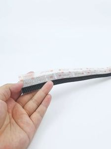 1Meter Velcros Adhesivo Type 250/25.4mm Width 3M Dual Lock SJ3550 Black and SJ3560 Transparent Mushroom Adhesive Fastener Tape