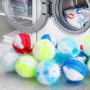Soft Nylon Laundry Balls Anti Winding Magic Decontamination Washing Machine Supply