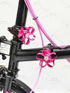 Fuyao Bike Sakura Folding Bicycle Faucet Adapter Brompton Compatible Adjustable Water Tap for C-Ring Bike Modification