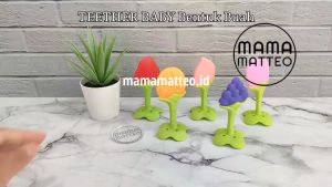 TEETHER BAYI SILIKON bentuk buah / Gigitan Bayi Jeruk Strawberry Anggur Apel Peach