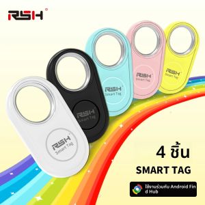 RSH 4PCS GPS Tracker สําหรับ Samsung Global Finder ทํางานร่วมกับ Android Googles Find Hub Anti-loss การแจ้งเตือนแท็กสมาร์ทเสียง Fast Locator