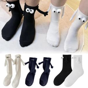 Funny Couple Socks Cartoon Lovely Hand In Hand Breathable Comfortable Socks For Women Holding Hands Sock