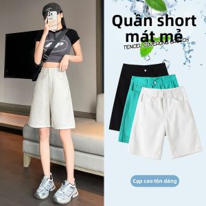 DVDK | Quần Short Dài A-line eo Cao Mỏng Hút Mỡ Mùa Hè